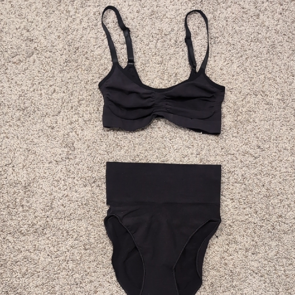 SKIMS Charcoal Intimates Set